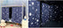 CLARA Single Sleeper Bunk Bed Curtain College Student Dorm Bed Canopy Bedding Tent Blackout Mosquito Nets Bedding Curtain Dark Blue(1 Panel, 59.1×...