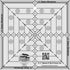 Creative Grids 6-1/2in Square It Up or Fussy Cut Square Quilting Ruler – CGRSQ6 – Made in USA, Non-Slip Grip Acrylic Quilting, Sewing, Crafting, P...
