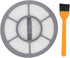 ApplianPar Pack of 2 Vacuum Filter with Brush Replacement for Eureka Airspeed EF-7 AS3001A, AS3008A, AS3011A, AS3030A Part # 091541...