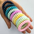 No Crease Spiral Hair Ties 20 Pieces Traceless Coil Hair Ties No Damage Phone Cord Hair Ties Elastics Hair Coils Plastic Hair Bands Spiral Bracele...