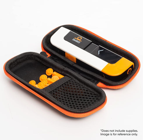 DARIO Diabetes Travel Case Bag – For Glucose Monitor Kit & Other Diabetic Supplies (Small, Black)...