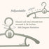 Baby Hangers 30 Pack, 360° Swivel Hook, Adjustable Kids Hangers According to Clothing Size, Suitable for Babies and Children (Gray)...