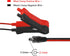 CERRXIAN 4.9FT/1.5M 16AWG DC 5.5mm x 2.1mm Battery Clamps Extension Cord with 10A Fuse, Alligator Crocodile Clip to DC 5.5 2.1mm Male Barrel Plug ...