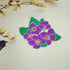 African Black Lady Social Floral Violet Pin Purple Flower Brooch Women Jewelry Gifts...