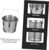stainless steel ice bucket buckets Stainless Beverage Tub bucket with lid Wine Dump Bucket Bar Ice Bucket metal drink tub Wine Tasting Spittoon ca...