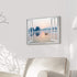 artopia Lake Mountain Wall Art - Canvas Picture of Sunrise and Sunset, Ideal Home House Bedroom Decor, 16x12 inches...