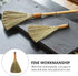 Veemoon 4 Pcs Handheld Cleaning Broom Small Whisk Broom Rustic Household Broom Mini Straw Broom Home Broom Dust Brush for Indoor Outdoor...