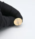 14K Gold Plated Oval Cufflinks for Men Lady In Gift Case Hand Polished Men's Cufflinks Jewelry Set for Wedding Party Anniversary Business Events T...