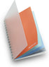 TWONE Graphing Notebook, Spiral Graph Notebook with 80 Sheets/160 Square Grid Paper, 5.5 x 8.25 Inches (1 Pack)...