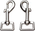 LOUHUA 10 Pieces 3 x 1 Inch Heavy Duty Nickel Plated Swivel Snap Hooks Pet Buckle...