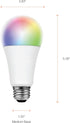 SYLVANIA WiFi LED Smart Light Bulb, 14.5W, Full Color and Tunable White A21, Dimmable, for Alexa, Siri Shortcuts, and Google Home Only - 1 Pack (7...