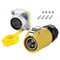 2 Pin Waterproof Connectors, Waterproof Electrical Connectors, M20 Power Connectors, Aviation Cable Connectors for Automotive, Marine, Lights, and...