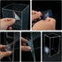 Negative Pressure Fish Tank, Clear Fish Elevator Inverted Aquarium above Water Fish Tank Water Auto-Refill Transparent Vacuum Suspended Fish Tank ...