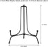 2 Pack Upgraded Plate Display Stands, 12 Inch Anti-Slip Iron Photo Holder Stands Book Display Stands, Compatible 13 to 18 Inch Decorative Plates, ...