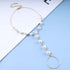 Boho Pearl Barefoot Sandals Ankle Gold Pearl Toe Ring Anklet Summer Beach Chain Bracelet Foot Ankle Chain Jewelry for Women...
