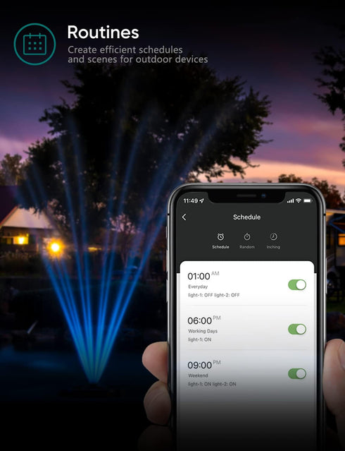TREATLIFE Outdoor Smart Plug with 2 Individual Control Outlets, IP64 Weather Resistance, Smart Home Outlet Timer Compatible with Alexa, Google Hom...