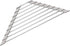 Triangle Dish Drying Rack for Sink Corner Roll Up Folding Stainless Steel Multipurpose Over The Sink Dish Drainer Mat for Kitchen (Grey)...