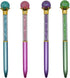Maydahui 24PCS Crystal Gem Ballpoint Pen Retractable Colorful Pearl Quicksand Pens Black Ink for Students Party School Office...