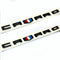 Yoaoo 2Pack OEM Zl1 1LE Emblem Badges 3D Letter Compatible with Zl1 1LE Rs Ss Zl1 Z28 Redline Style Matte Black Red...