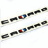 Yoaoo 2Pack OEM Zl1 1LE Emblem Badges 3D Letter Compatible with Zl1 1LE Rs Ss Zl1 Z28 Redline Style Matte Black Red...