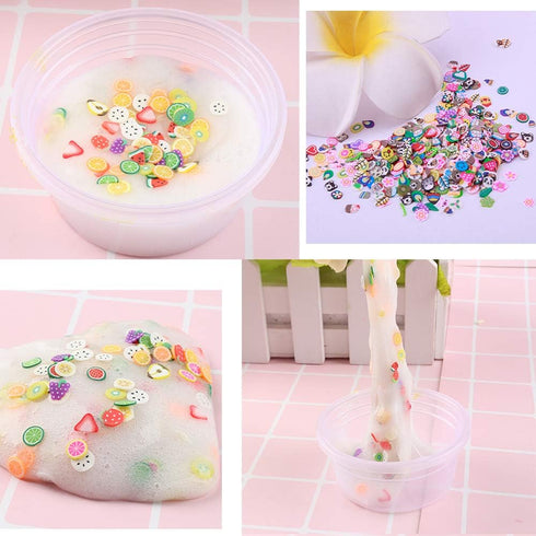 3000 PCS Nail Art Slices Polymer Slices DIY Nail Art Supplies Making Kit Decoration Arts Crafts(Leaves Slices)...