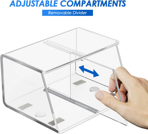 MaxGear Magnetic Dry Erase Marker Holder, Acrylic Magnetic Pen Holder for Fridge Accessories, Magnet Marker Holder for Whiteboard, Wall, Locker Or...