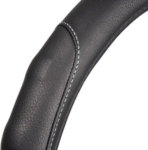 Motor Trend Ergonomic Grip Steering Wheel Cover/Protector for Small Size Steering Wheels in Cars, SUVs, Boats (13.5-14.5") (Grip Drive Pro Comfort...