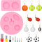 Sports Polymer Clay Molds, 15 Pcs Ball Polymer Clay Molds for Earrings, Football Basketball Rugby Clay Molds for Polymer Clay Jewelry, Volleyball ...