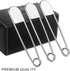 10 PCS127mm/5 Inch Heavy Duty Jumbo Safety Pins Premium Stainless Steel Silver Safety Pins for Laundry, Blanket, Key Rings, Outdoor Gear...