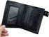 vogueteen Mens Gothic Cross Clasp Black Leather Wallet with Anti-Theft Biker Chain Man Zipper Purse...