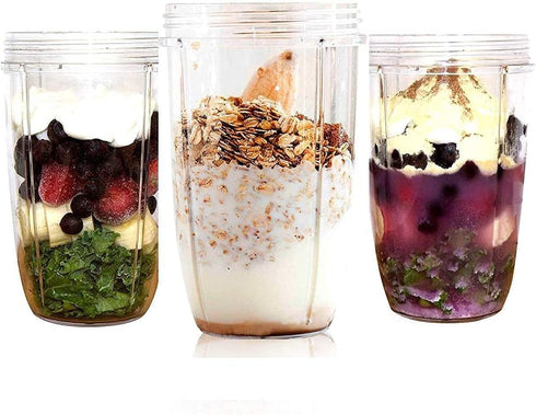 Nutribullet Flip Top To Go Lid with 32oz Tall Cup, Compatible with Nutribullet 600W 900W Blenders...