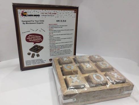 Handmade Wooden Tic Tac Toe Game for Kids 7 and Up - Great Gifts for Kids for All Occasions...