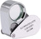 Beileshi Jewelers Loupe 30x,with 2 LED Light,Loupe Magnifier Metal Construction and Optical Glass with a Carrying Case...