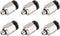 uxcell Straight Pneumatic Push To Quick Connect Fittings M5 Male x 4mm Tube OD Silver Tone 6pcs...
