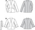 Burda Style Misses' Lined Jacket, Code 6100 Sewing Pattern Kit, Sizes 8-18, Multicolor...