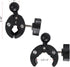 1" Ball Adapter for Handlebar Clamp Mount Base, Compatible with RAM Mounts B Size Double Socket Arm & Bike Motorcycle Phone Mount Holder...