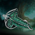 Bahamut Elegant Elven Green Tree Leaf Enamel Pins Brooch for Women Men Suit Pendant Necklace,Cloak Clasp Brooches Cosplay Jewelry...