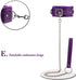 Leather Choker Collar with Long Traction Chain Rugged Durable and Collar Necklace Neck Size Adjustable Suitable for Pets Purple...