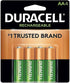 DURNLAA4BCD - Rechargeable StayCharged NiMH Batteries...