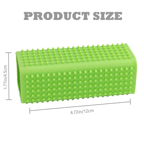 2 Pieces Pet Dog Cat Hair Remover, Block Roller Cleaner, Hollow Silicone Cleaner Brush for Sofa, Car Interiors, Furnishings, Carpets, Bedding or A...