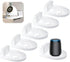 6 Pieces Small speaker wall Mount,No punching,Shelf Speaker Stand for Bluetooth Speaker,Baby Monitor,Cell Phones,Mesh Router,Webcam,Homepod,Toy Di...