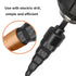 HVAC Repair Tool?5-in-1 Air Conditioning Copper Pipe Expansion Swaging Drill Bit Set.Contains Five Sizes of Drill Bits: 1/4, 3/8, 1/2, 5/8, 3/4., ...