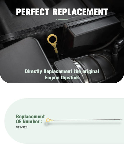 SCITOO 24.96" Oil Dipstick Transmission Dipstick Fits for Chrysler 300 2.7L V6 2005-2010,for Dodge Charger 2.7L V6 2006-2007...