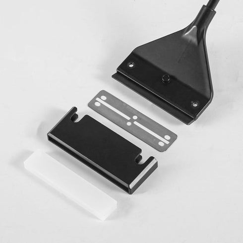 Algae Scraper for Glass Aquariums, 24.4 inch Extendable Handle Aquarium Scraper Scrubber Fish Tank Cleaner 2 in 1 Razor Scraper with 10 Blades Aqu...