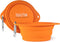 Mighty Paw Collapsible Travel Dog Bowl Set - Silicone Food and Water Bowls - Bonus Carabiner Clip - Ideal Hiking Bowl - Camping - Walking - Lightw...