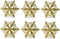 DII Christmas Thanksgiving Holiday Tabletop Décor Collection Decorative Napkin Ring Holder Set, 2.5" Diameter, Gold Snowflake, 6 Piece...