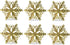 DII Christmas Thanksgiving Holiday Tabletop Décor Collection Decorative Napkin Ring Holder Set, 2.5" Diameter, Gold Snowflake, 6 Piece...