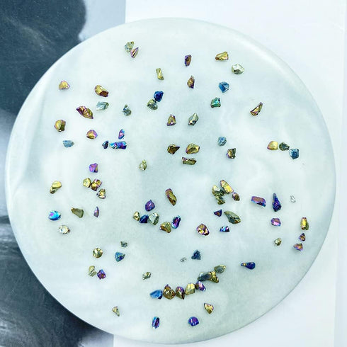 Crushed Glass Irregular Metallic Chips 100g Sprinkles Chunky Glitter for Nail Arts Craft Resin DIY Mobile Phone Case Vase Fillers Jewelry Making H...