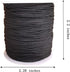 1.0 mm Nylon Cord Beading Braided Thread String for Chinese Knotting, Friendship Bracelets,Macrame,Necklaces,Jewelry Making 136 Yards (Black)...