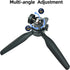 Mini Desktop Tripod Stand with 6.3 inch Universal 1/4 Screw Ballhead for Projectors, DSLR Cameras, Webcams, Smartphones, and Selfie Sticks - Black...